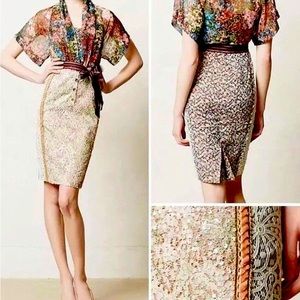 Gorgeous floral / sequined dress "Beguile" by Byron Lars